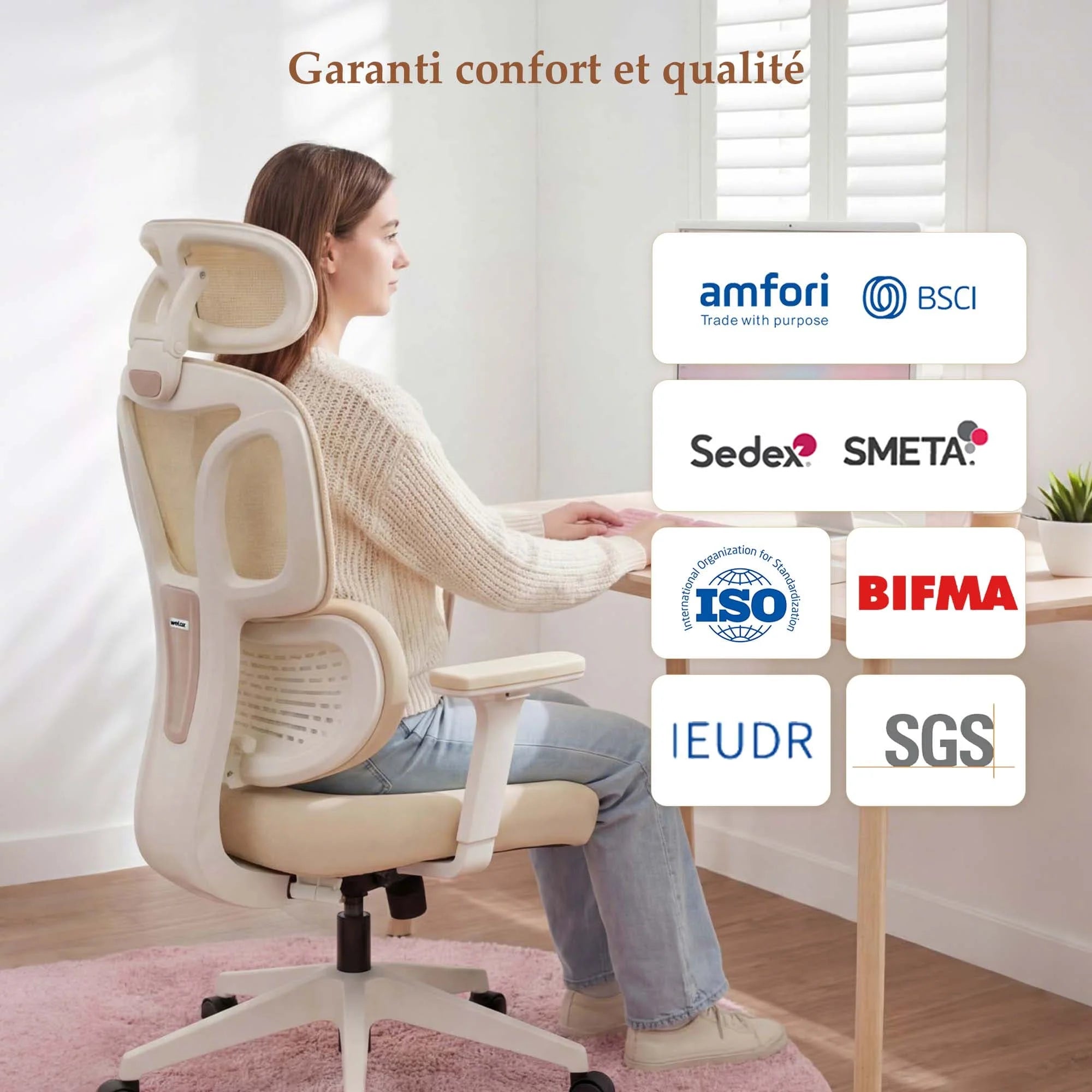 S3 Pro Chaise de bureau au design lifestyle coloré