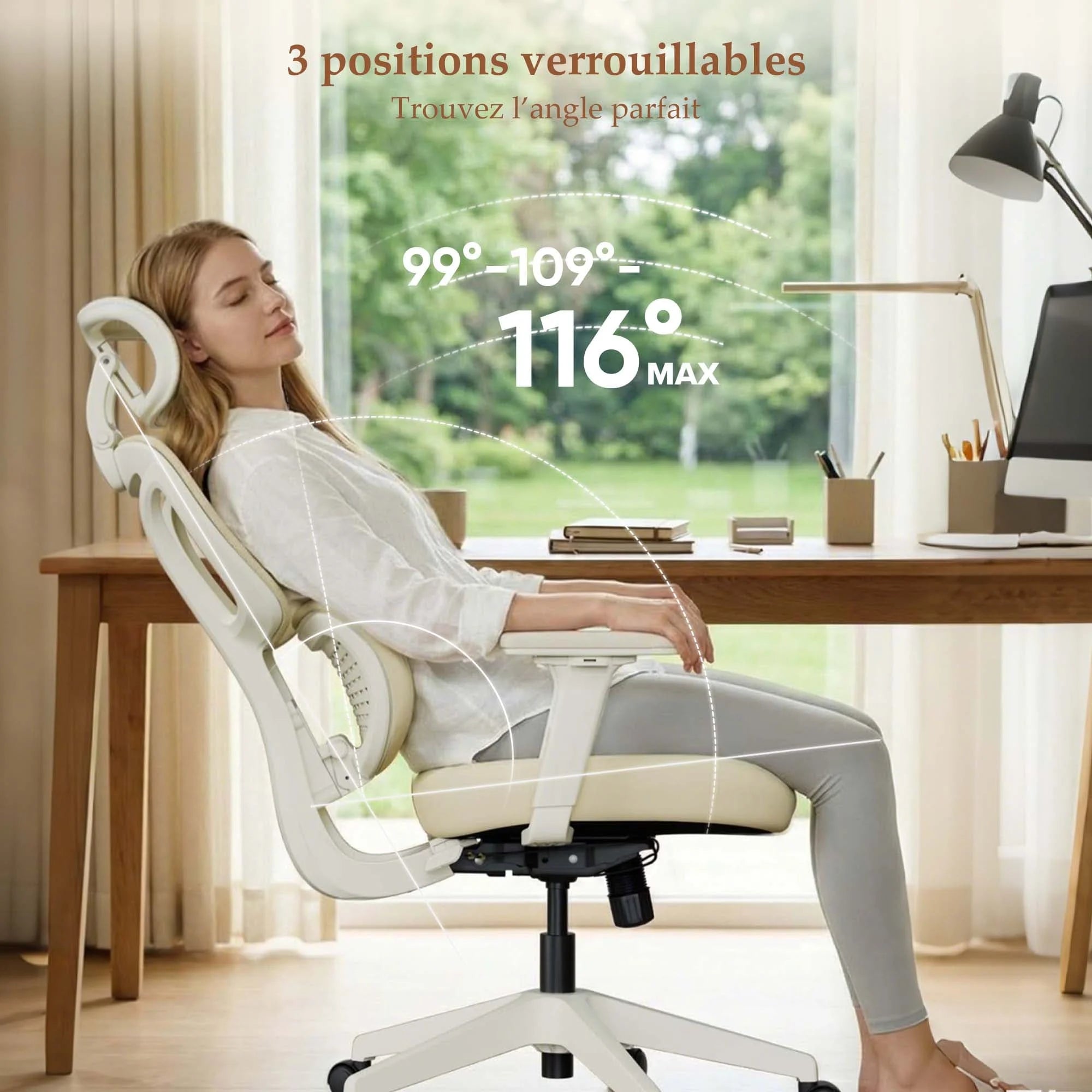 S3 Pro Chaise de bureau au design lifestyle coloré