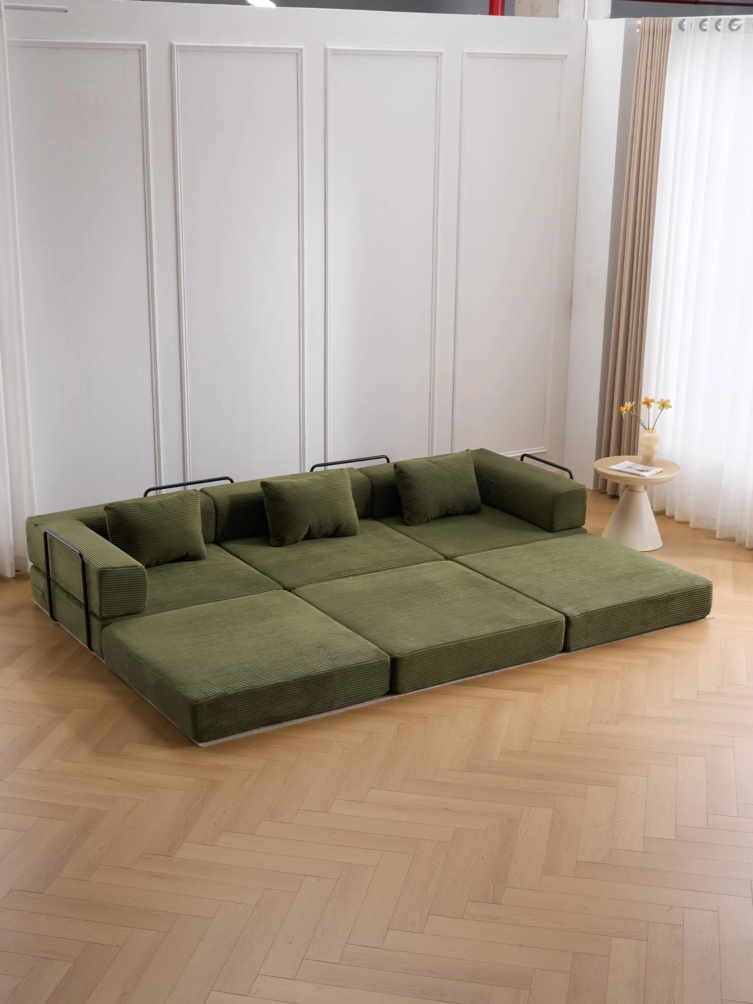 Atlas Canapé modulable 3 places au design compact