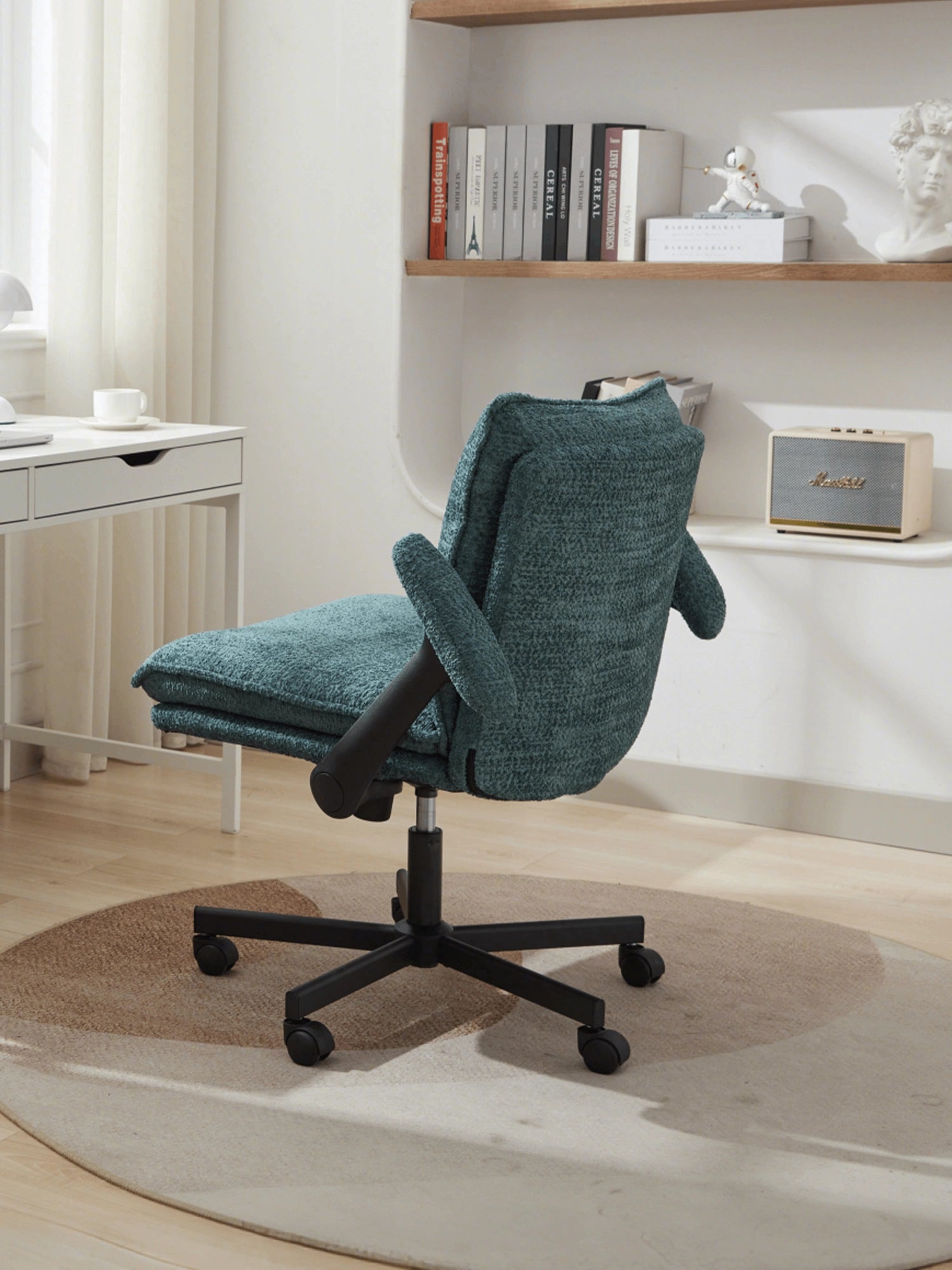 P3 Chaise croisée avec accoudoirs réglables
