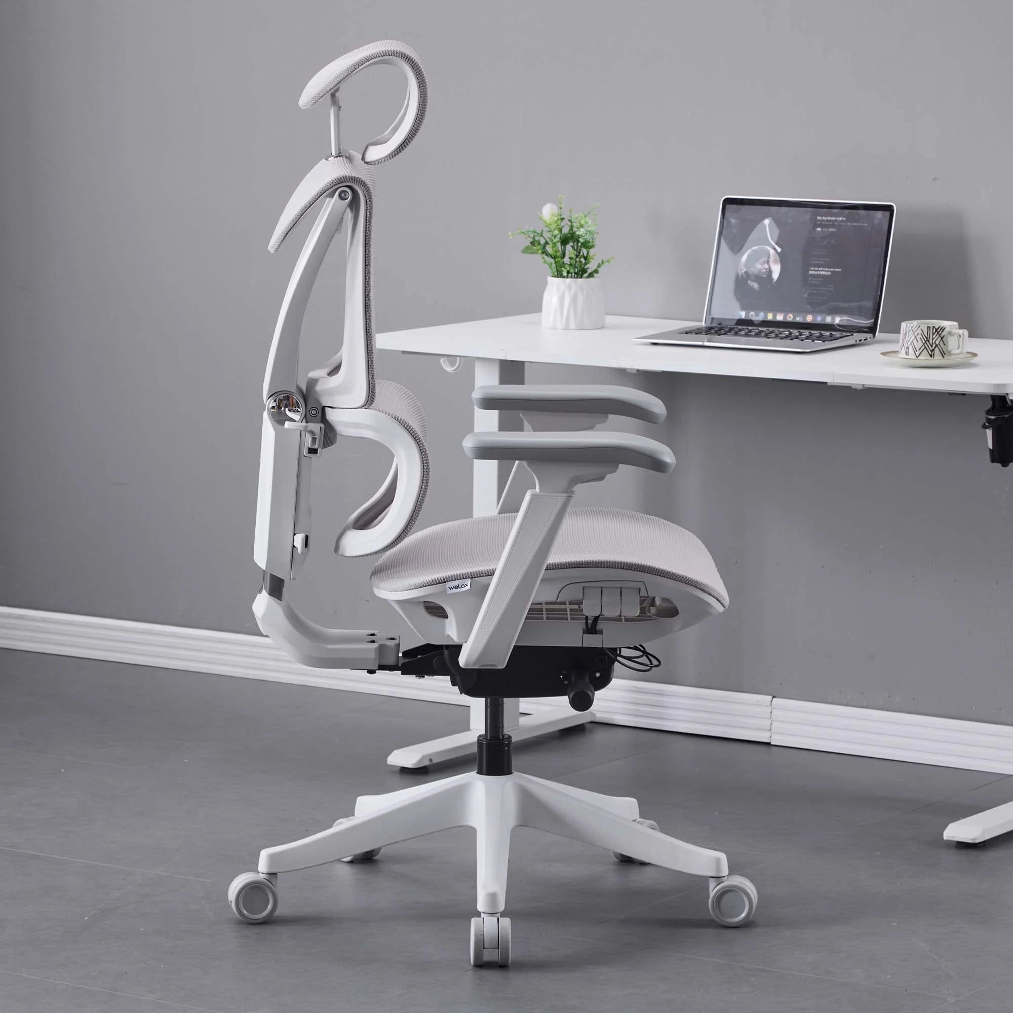 S7 Chaise de bureau ergonomique avec réglage à trois boutons