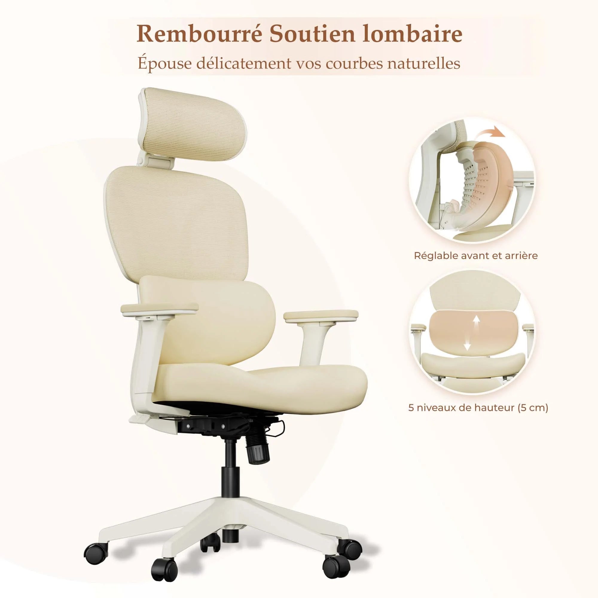 S3 Pro Chaise de bureau au design lifestyle coloré