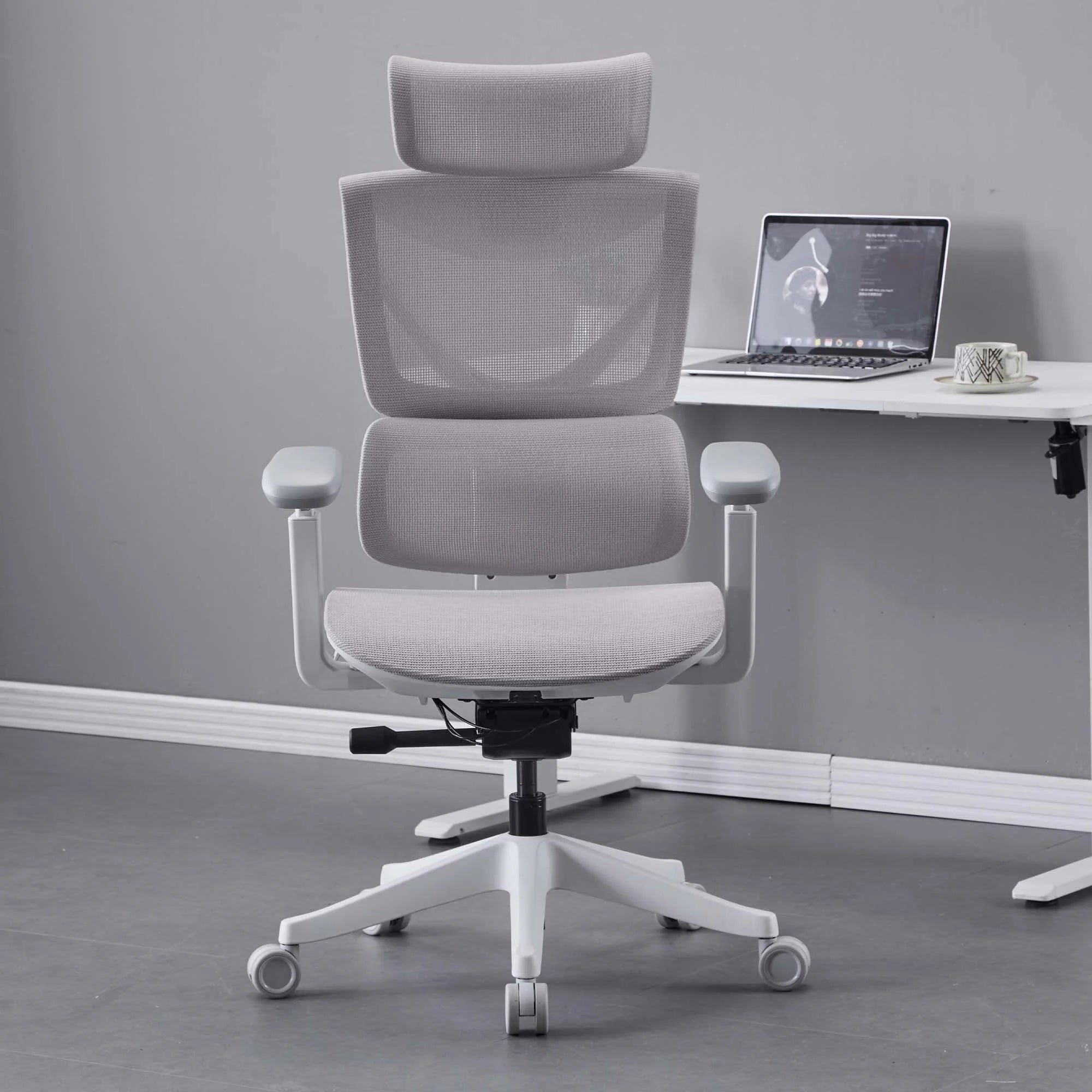 S7 Chaise de bureau ergonomique avec réglage à trois boutons