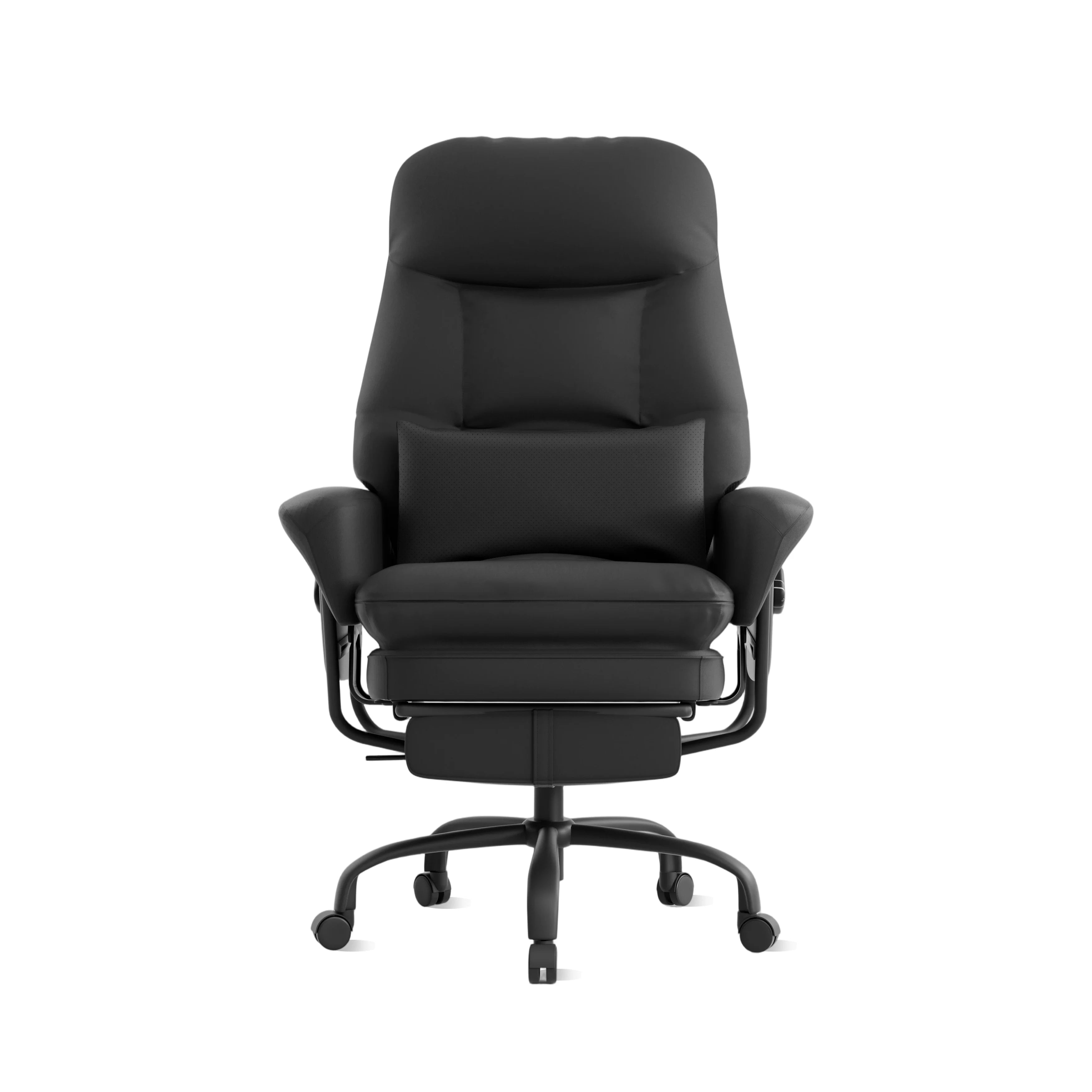 Nora Fauteuil ergonomique en cuir avec confort d’inclinaison profonde