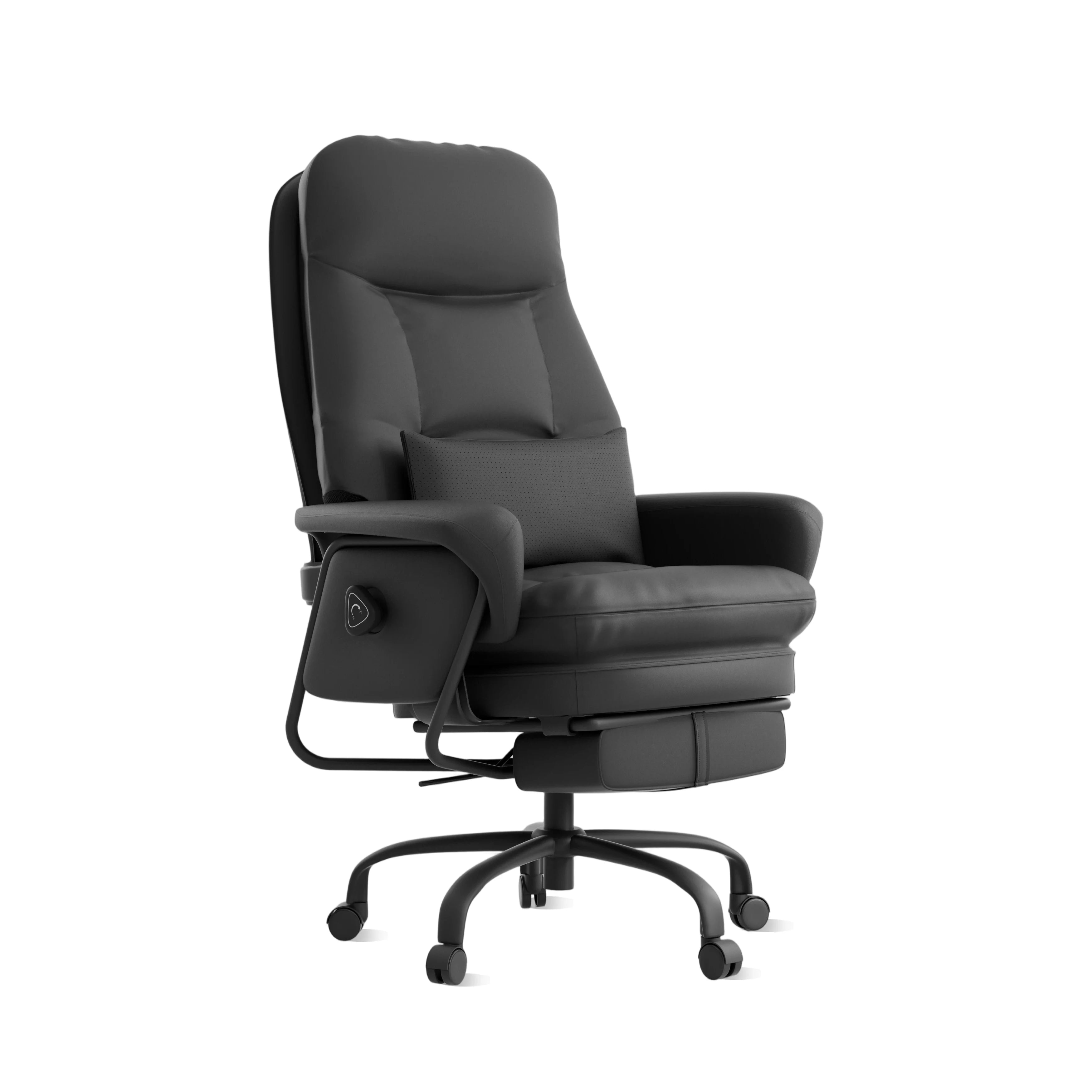 Nora Fauteuil ergonomique en cuir avec confort d’inclinaison profonde
