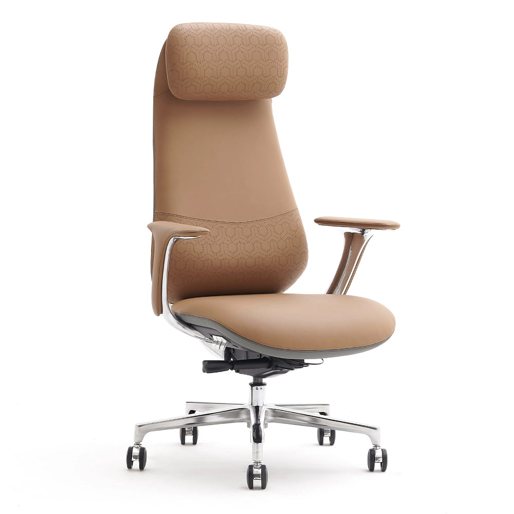 Neta Chaise en Cuir Premium avec Appuie-tête