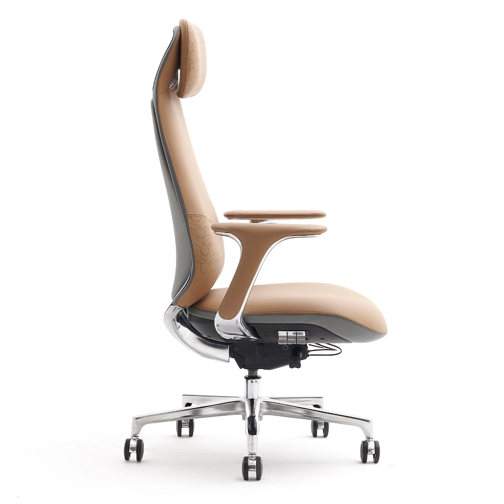 Neta Chaise en Cuir Premium avec Appuie-tête