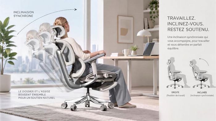 Qu’est-ce que le mécanisme synchrone d’un fauteuil de bureau ?
