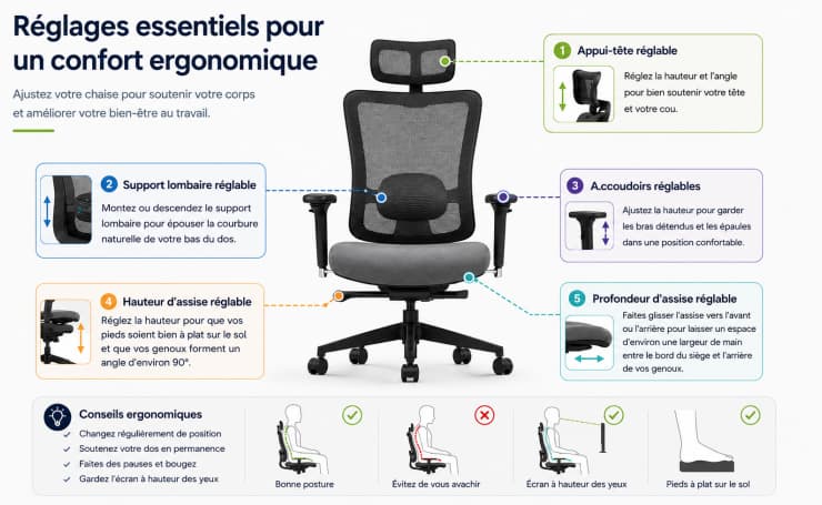 Detailed Breakdown of Ergonomic Office Chair Features: Which Adjustments Are Truly Important?