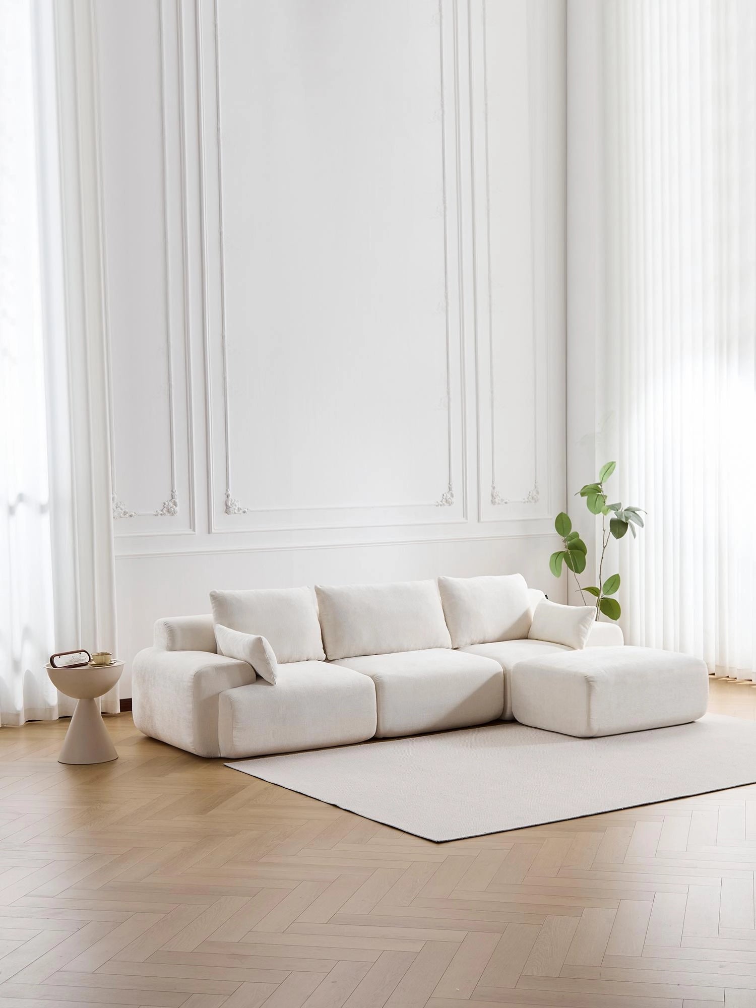 Zeus Canapé Modulaire Sectionnel Compressé