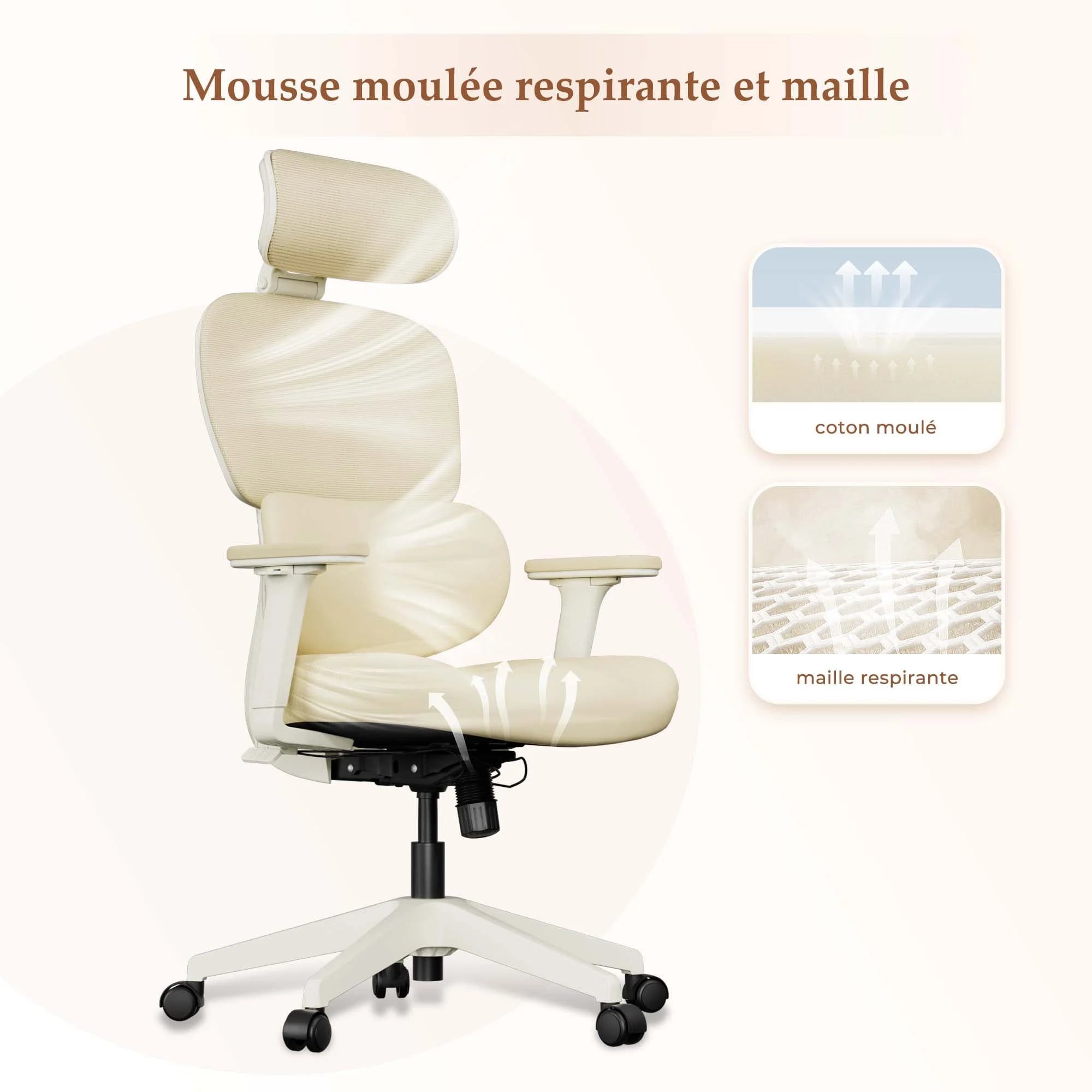 S3 Pro Chaise de bureau au design lifestyle coloré
