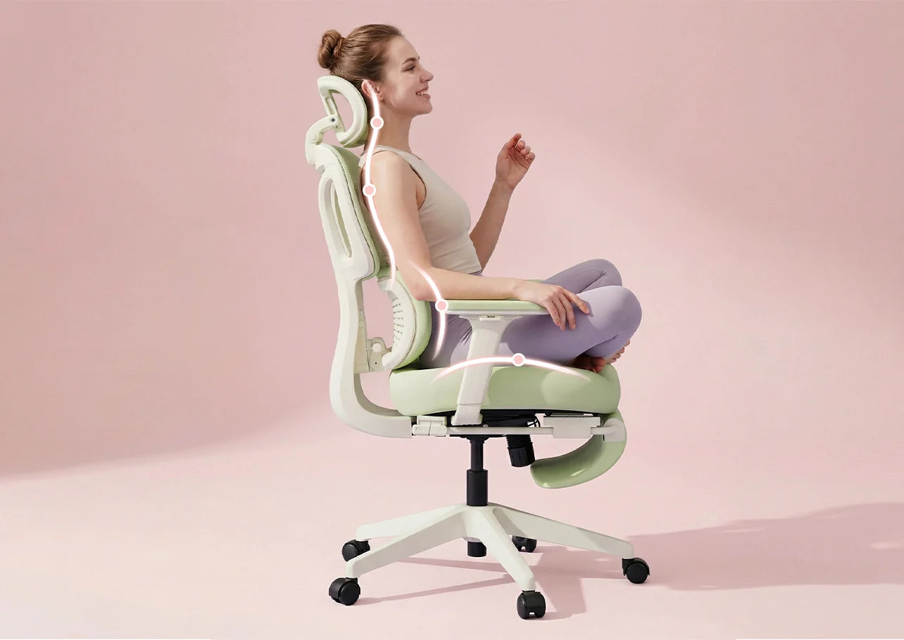 Soutien ergonomique adapté à la morphologie féminine