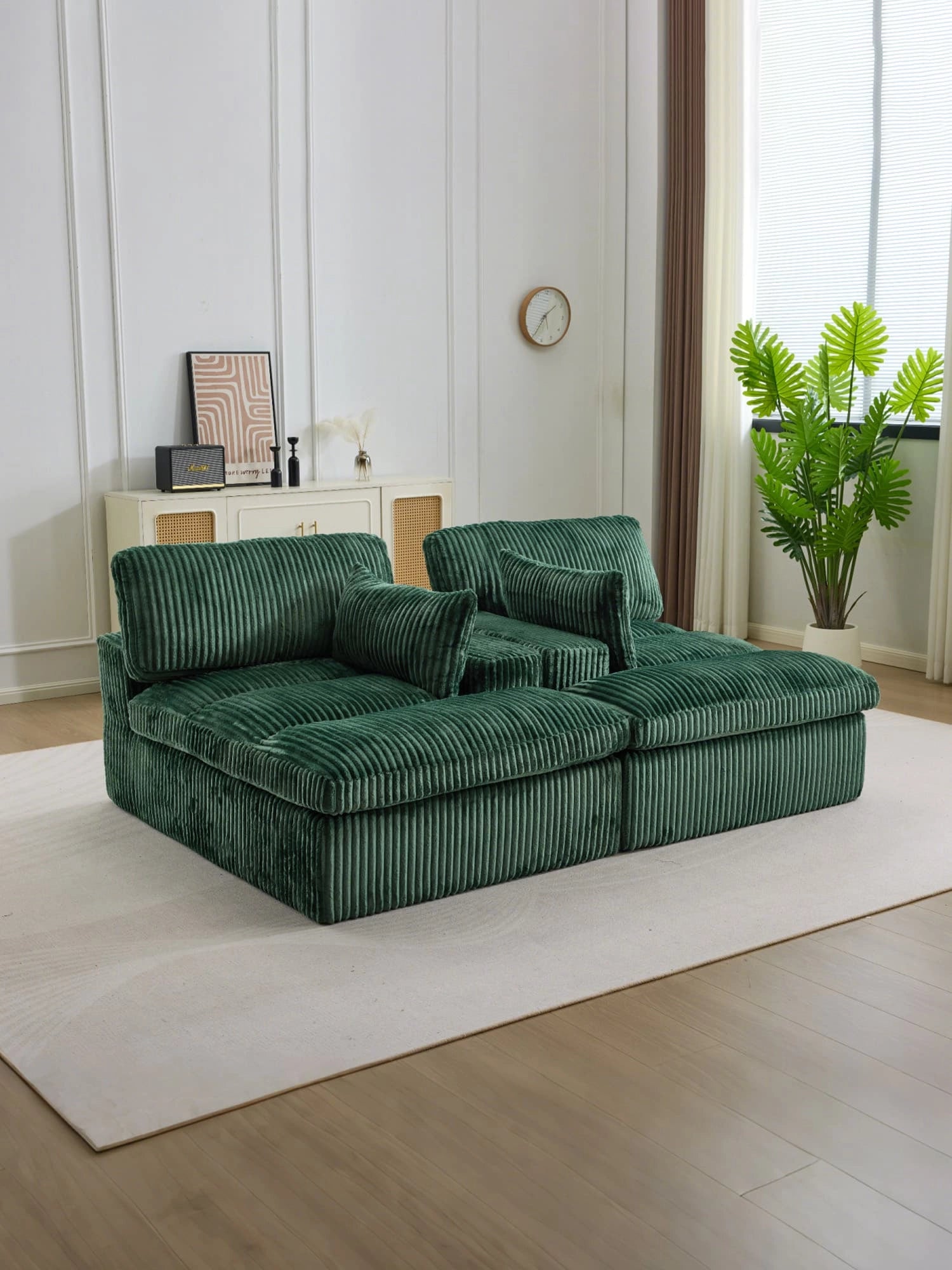 F1 Canapé modulable sectionnel compressé