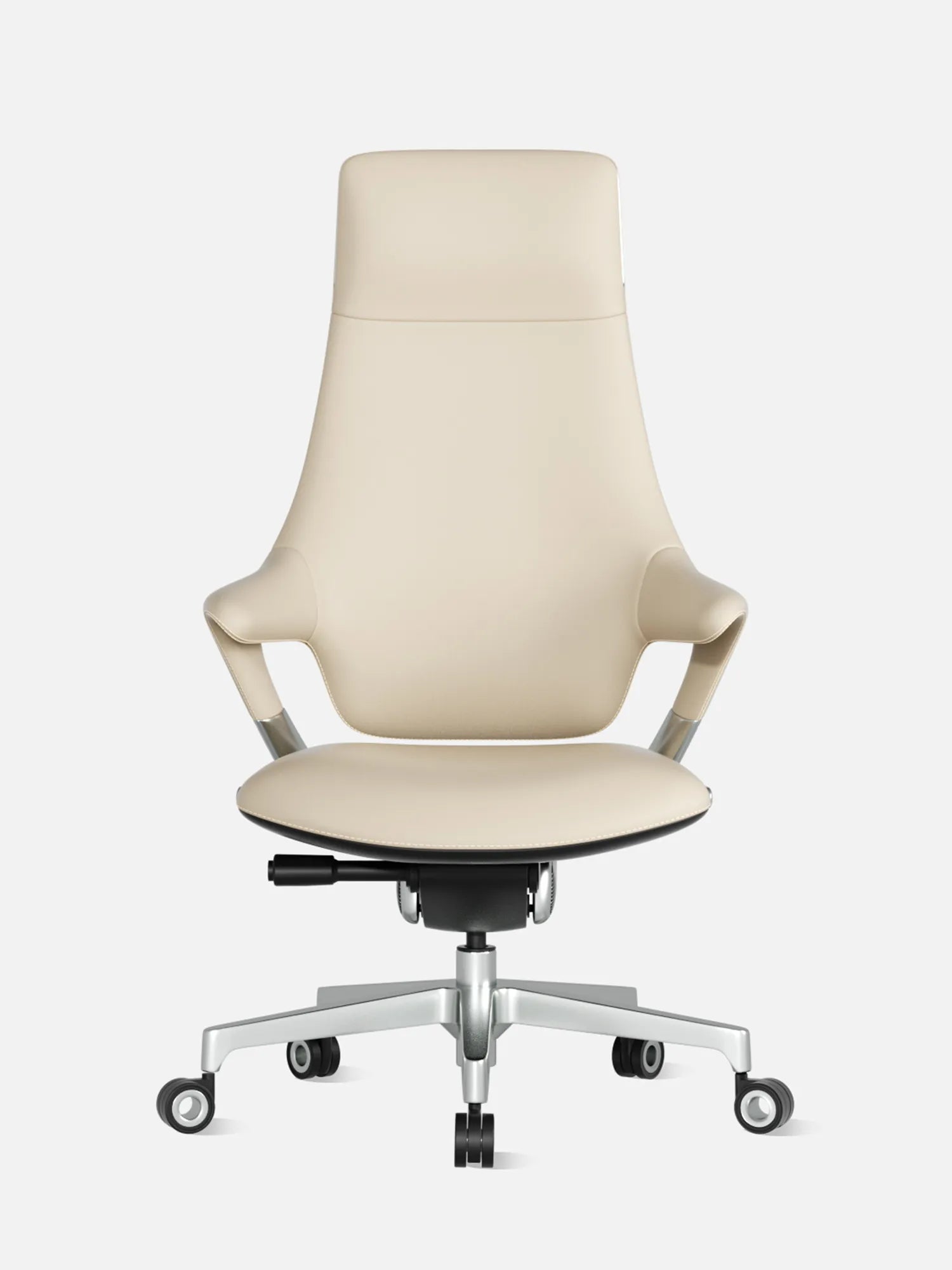 Nigel Chaise en Cuir Premium avec Assise Confortable