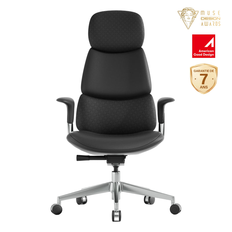 Omidi Nyla – Fauteuil en cuir ergonomique exclusif