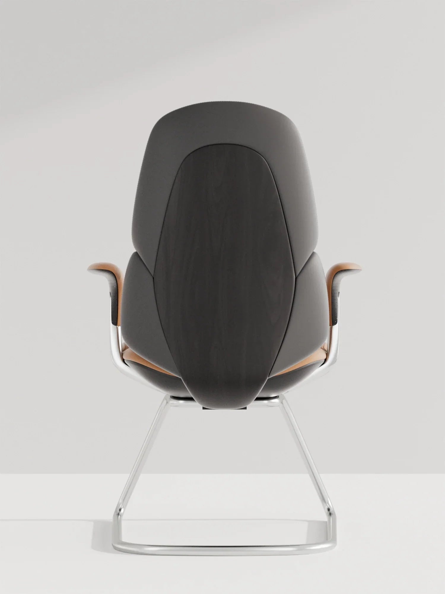 Nyla Chaise Freischwinger en Cuir avec Réglage Facile