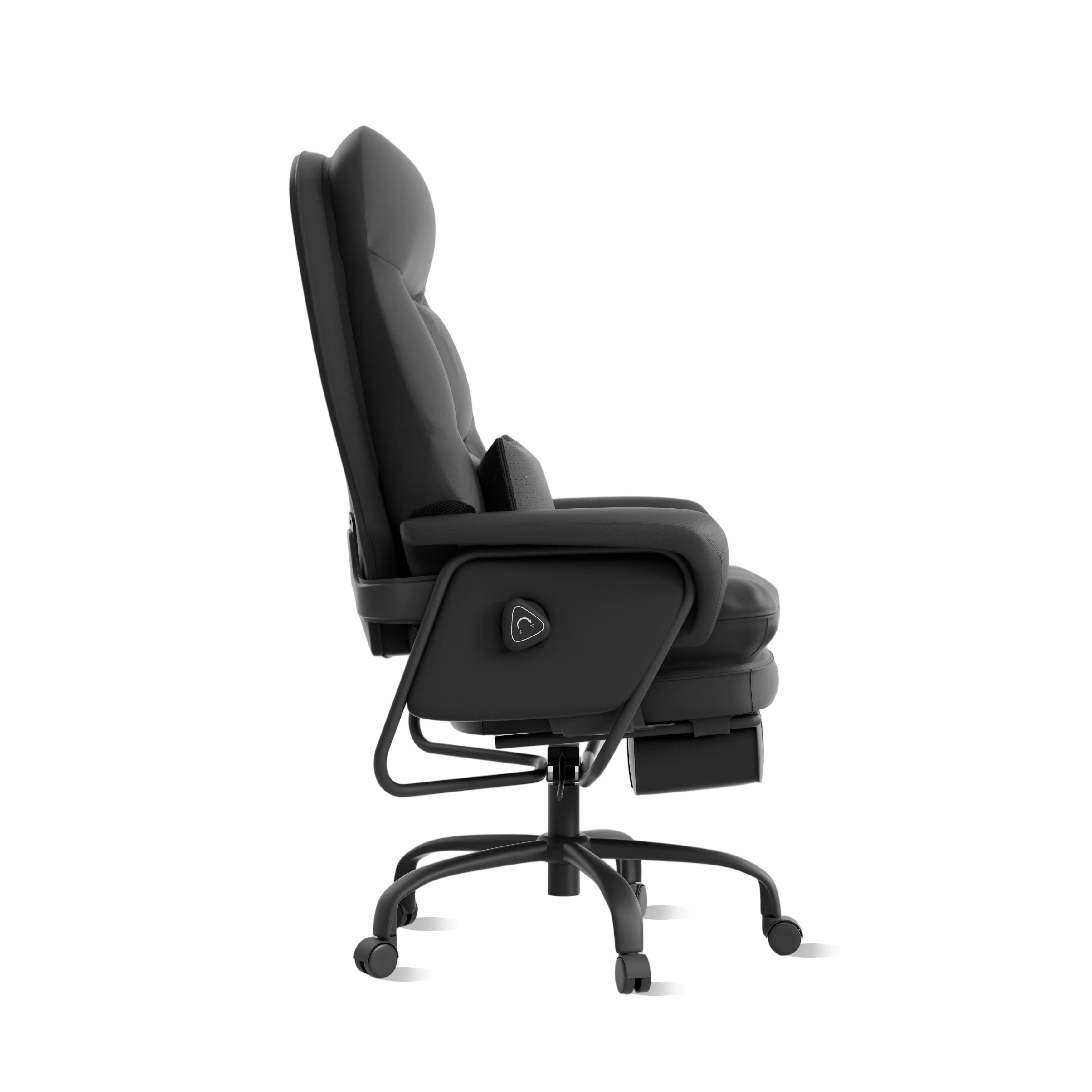 Nora Fauteuil ergonomique en cuir avec confort d’inclinaison profonde