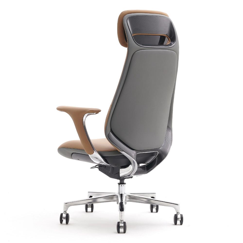 Neta Chaise en Cuir Premium avec Appuie-tête