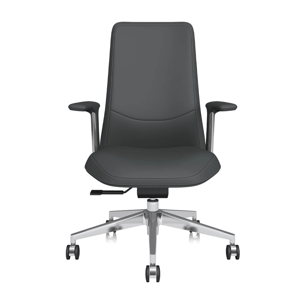 Neris Chaise de Bureau en Cuir Mi-Dossier avec Meilleur Rapport Qualité-Prix