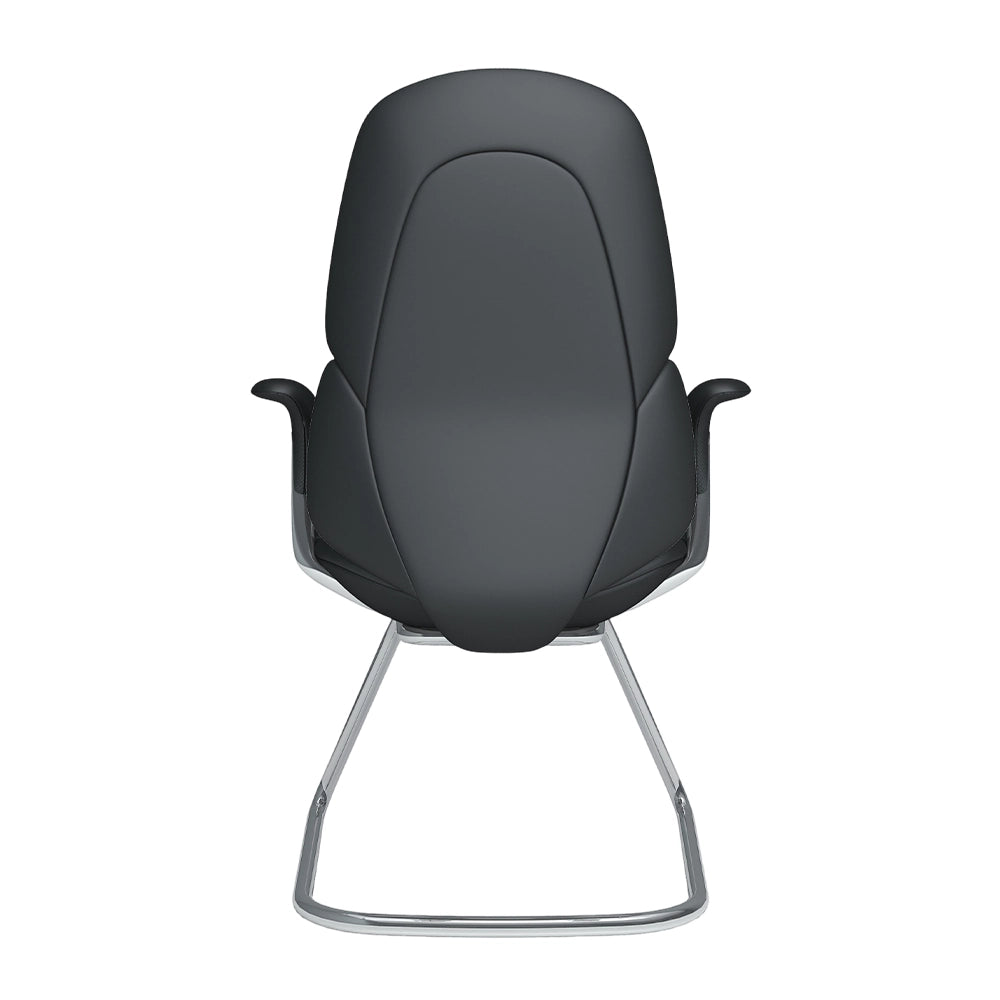 Nyla Chaise Freischwinger en Cuir avec Réglage Facile