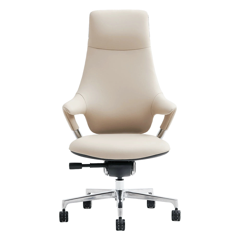 Nigel Chaise en Cuir Premium avec Assise Confortable