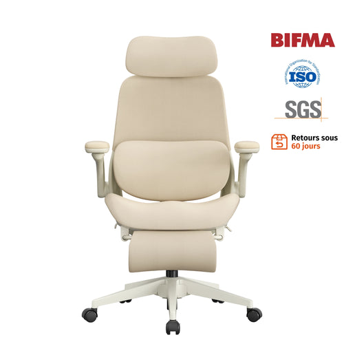 Welax S4 Pro – Chaise de bureau ergonomique avec accoudoirs relevables